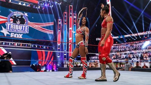 Sasha Banks and Bianca Belair teamed up recently