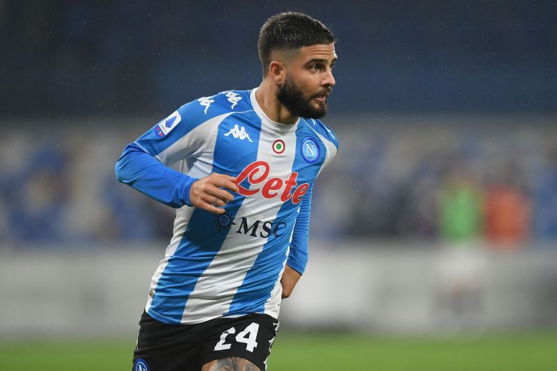 Lorenzo Insigne in Napoli colours