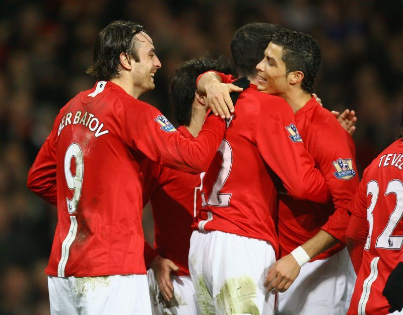 Cristiano Ronaldo and Dimitar Berbatov were teammates at Manchester United