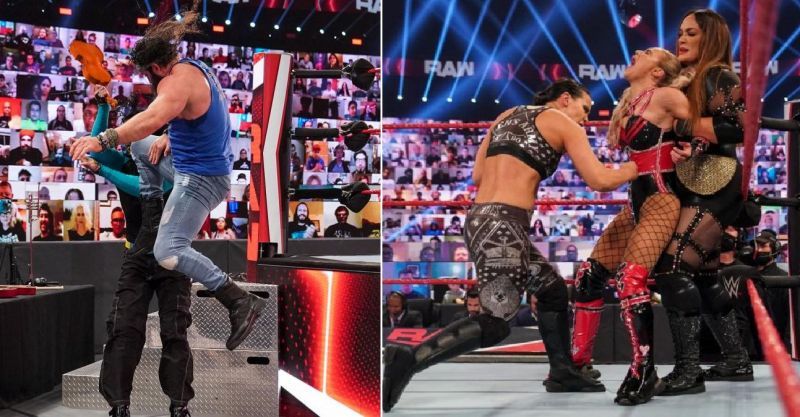There were several interesting botches last night on WWE RAW