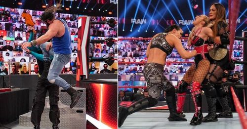 There were several interesting botches last night on WWE RAW