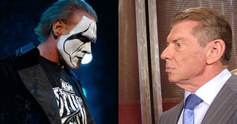 Sting and Vince McMahon.