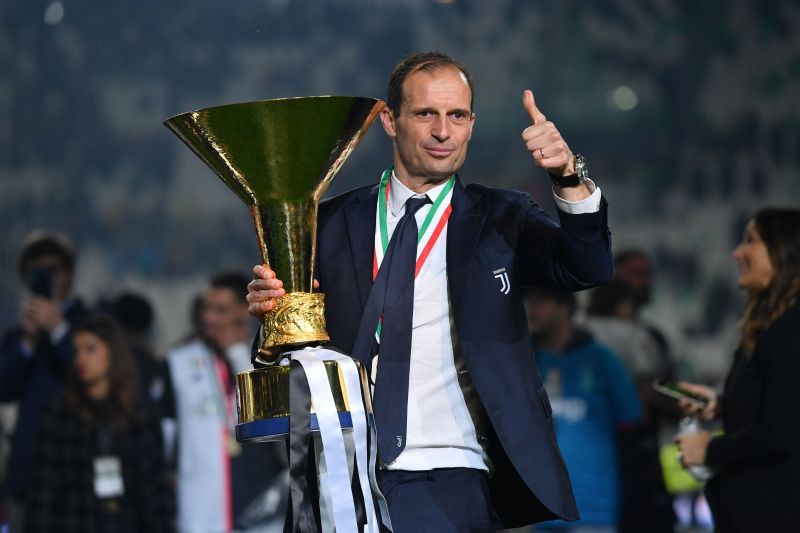 Allegri left the Juventus job on his own terms after winning a fifth consecutive Serie A title