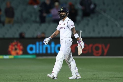 Virat Kohli was dimissed for an 8-ball 4 in the third innings