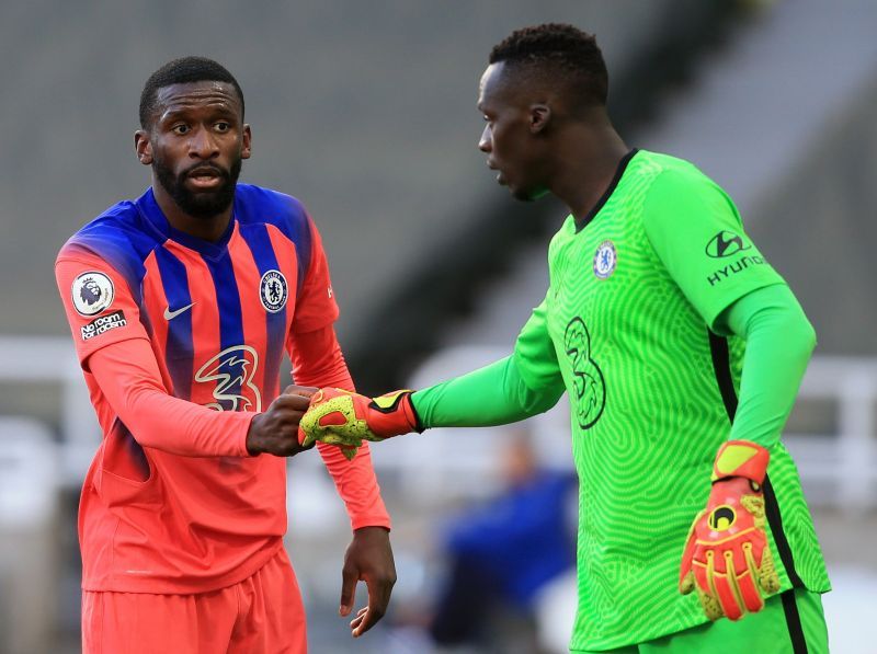 Antonio Rudiger in action for Chelsea