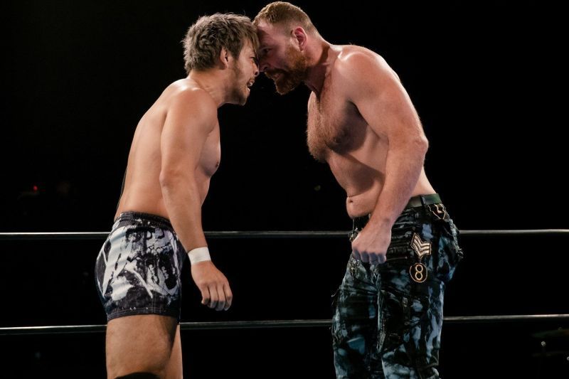 KENTA and Jon Moxley butting heads on NJPW Strong