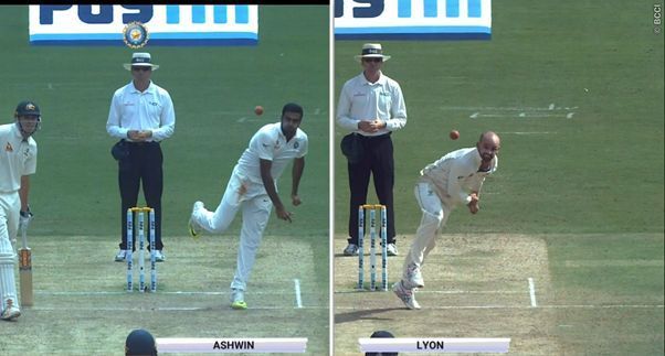 Ashwin vs Lyon: The Best Modern Day Spinner debate continues. image courtesy: bcci tv