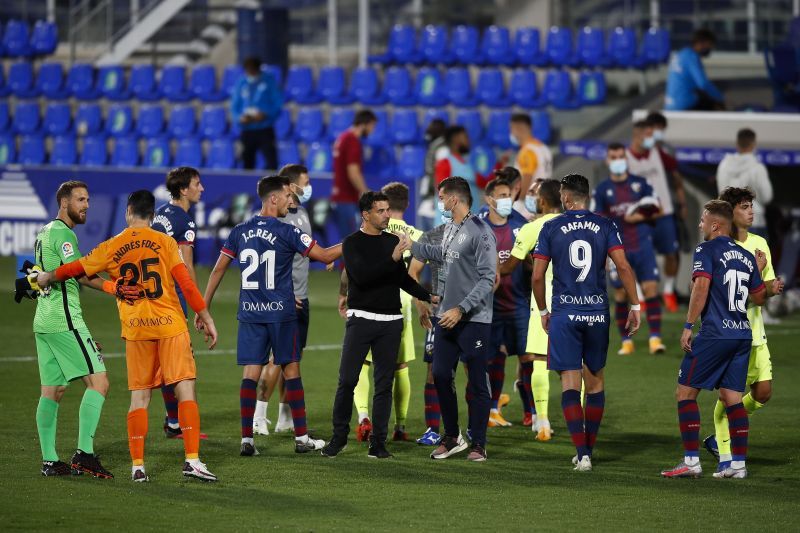 Huesca occupy bottom spot on the table