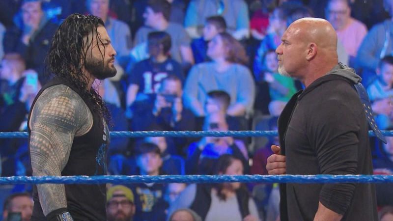 Roman Reigns and Goldberg