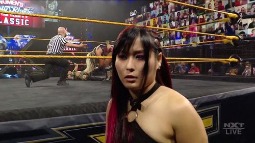 Io Shirai on tonight's NXT