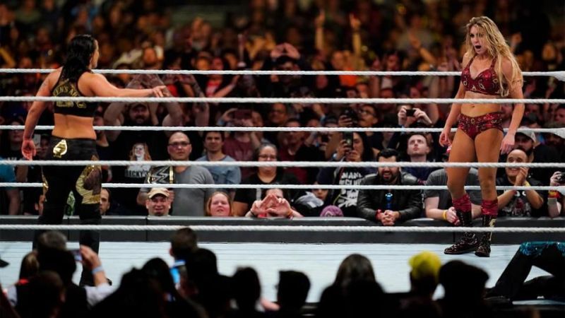 Flair and Baszler were the final two women in last year's Royal Rumble.