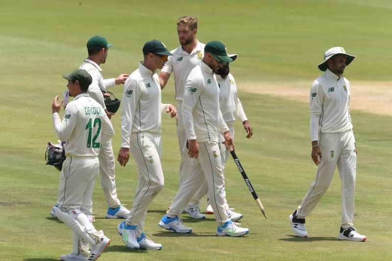 South Africa won the first Test by an innings and 45 runs