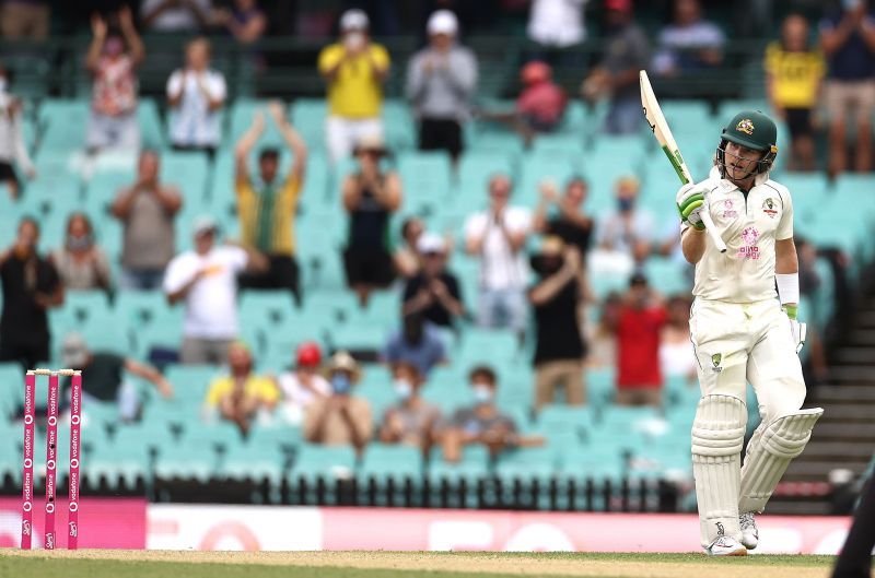 Will Pucovski reached his half-century on the opening day of the Sydney Test