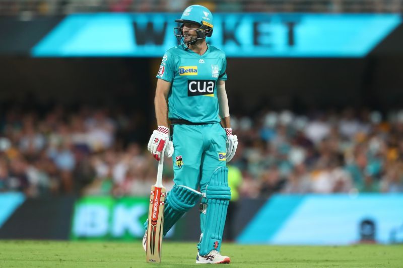 Joe Burns in action for the Brisbane Heat