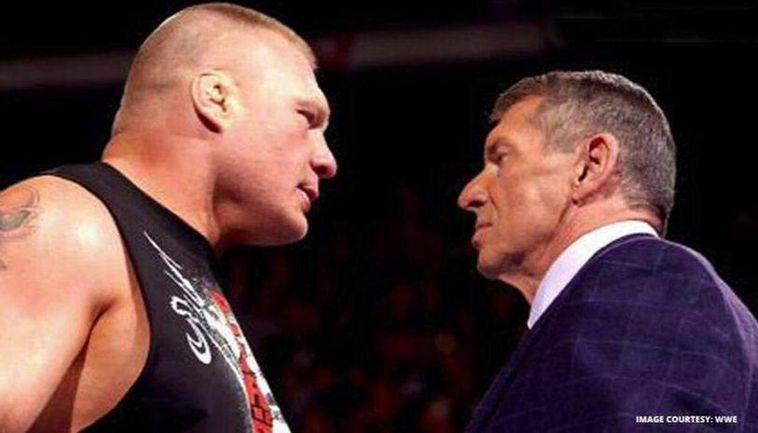 Brock Lesnar and Vince McMahon