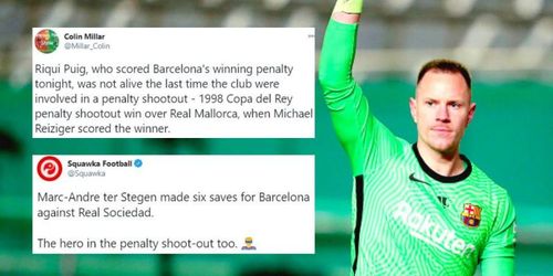 Marc-Andre ter Stegen proved to be the matchwinner for Barcelona