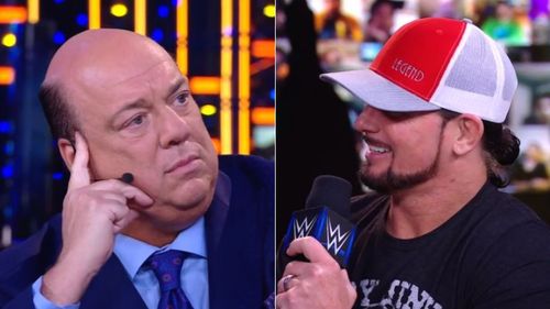 Paul Heyman and AJ Styles