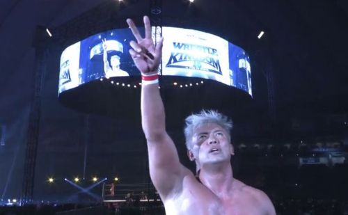 Kazuchika Okada defeated Will Ospreay at Wrestle Kingdom 15 (Photo Credit - New Japan Pro Wrestling)