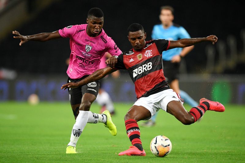 Moises Caicedo in action for Independiente del Valle