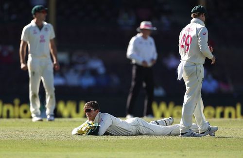 Australian captain Tim Paine dropped as many as three catches on the final day of the Sydney Test.