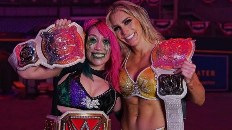 Charlotte Flair and Asuka in WWE