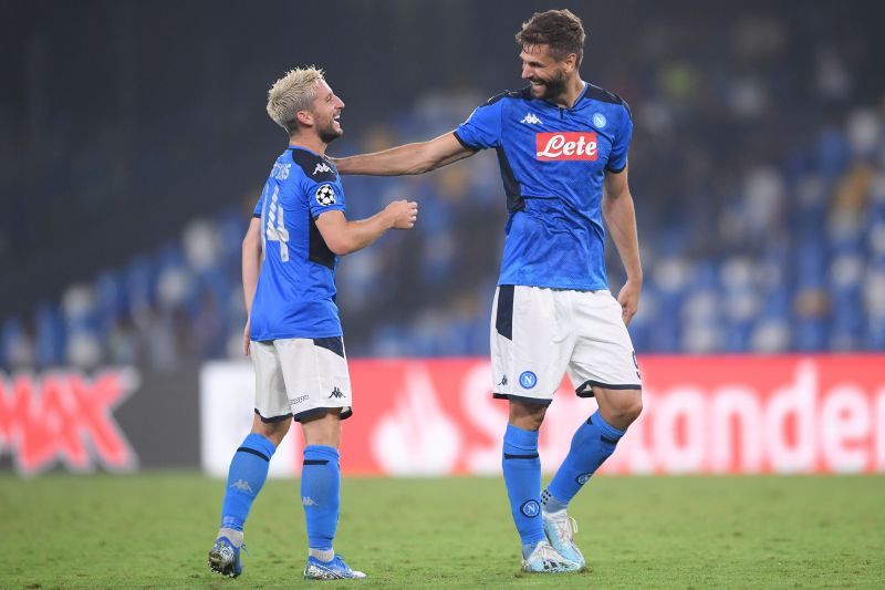 Dries Mertens and Fernando Llorente