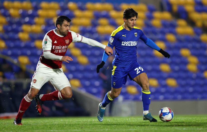 AFC Wimbledon v Arsenal U21 - Papa John&#039;s Trophy