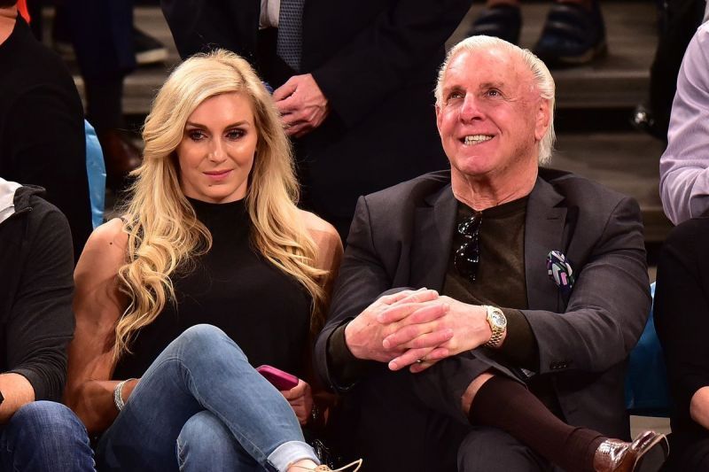 Ric Flair with his daughter Charlotte