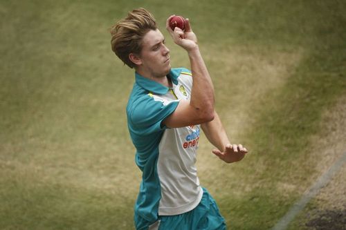 Cameron Green in a net session