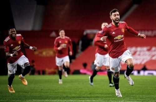 Bruno Fernandes scored a brilliant free-kick to win the game against Liverpool