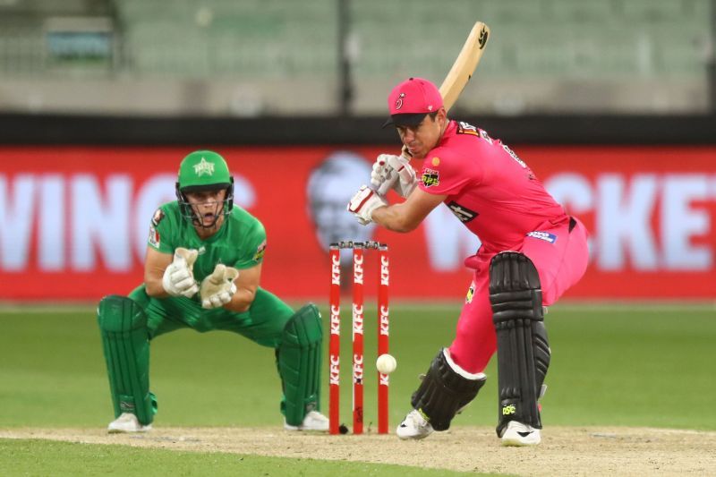 Moises Henriques in action for Sydney Sixers.