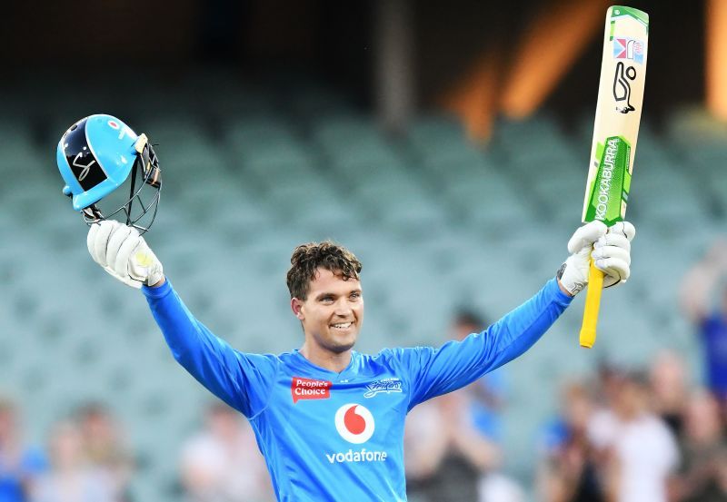 Alex Carey scored the second BBL century of his career.