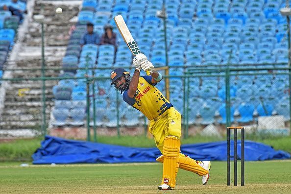 TN skipper Dinesh Karthik in action during last year&#039;s Vijay Hazare Trophy [PC: Twitter]