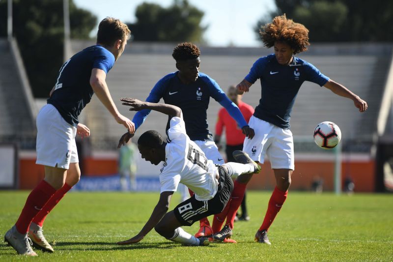 Kone in action for France U-18s