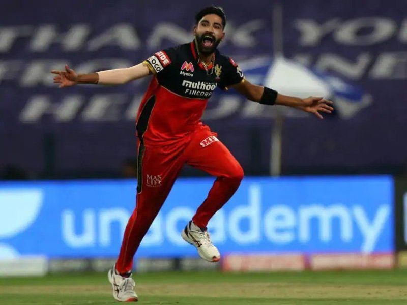 Mohammed Siraj grabbed record figures of 3-8 against KKR in IPL 2020