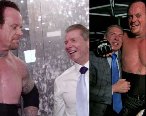 The Undertaker with Vince McMahon