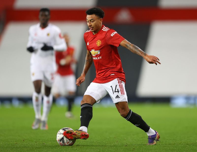 Jesse Lingard in action for Manchester United