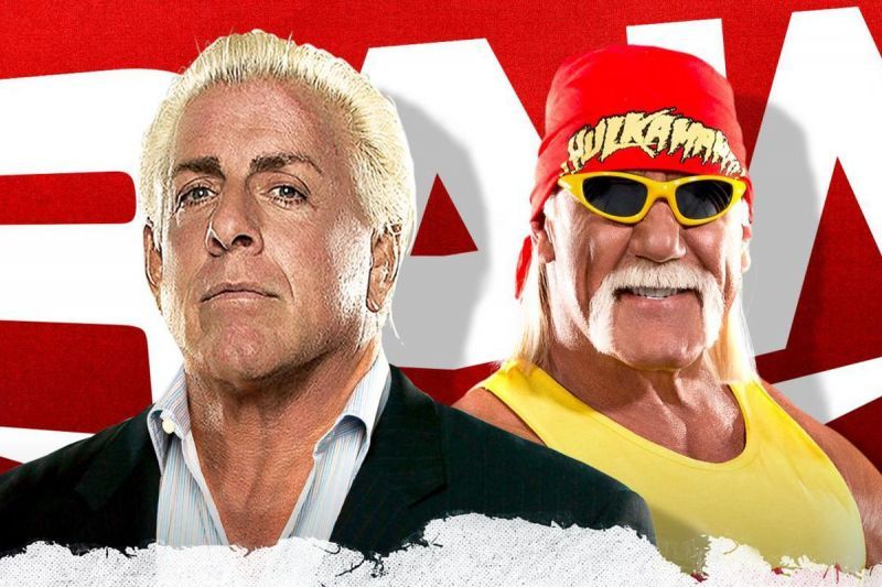 Ric Flair and Hulk Hogan on WWE RAW