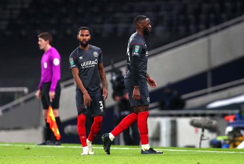 Josh Dasilva&#039;s red card meant Brentford ended the game under a black cloud.