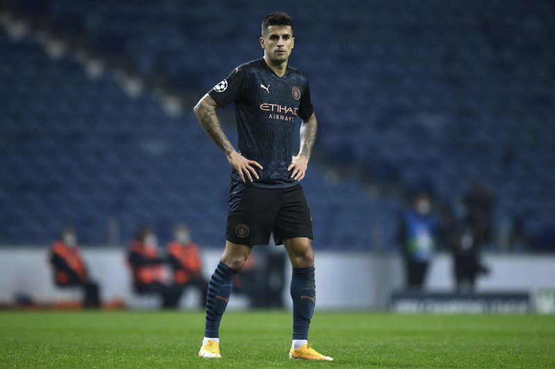 Cancelo for Manchester City in the UEFA Champions League