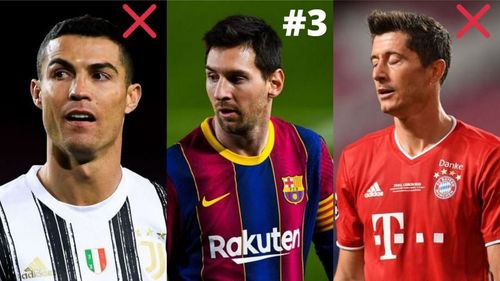 Cristiano Ronaldo (13th) and Robert Lewandowski (16) fail to make the top 10 based on their goals over xG