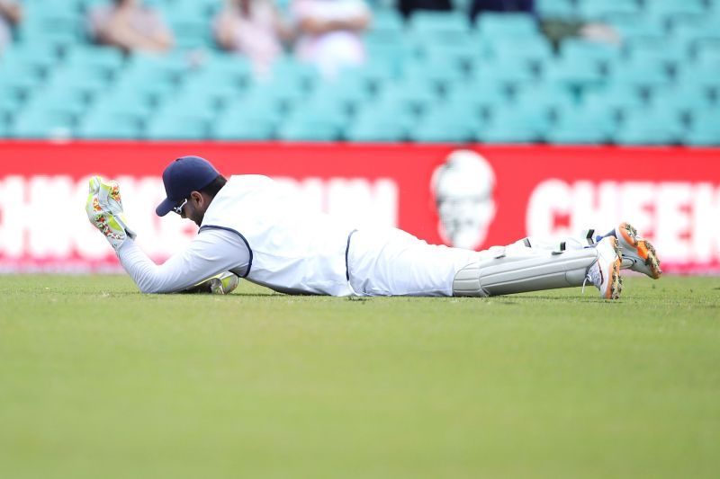 The Indian team is fielding Rishabh Pant as a wicketkeeper because of his superior batting abilities.