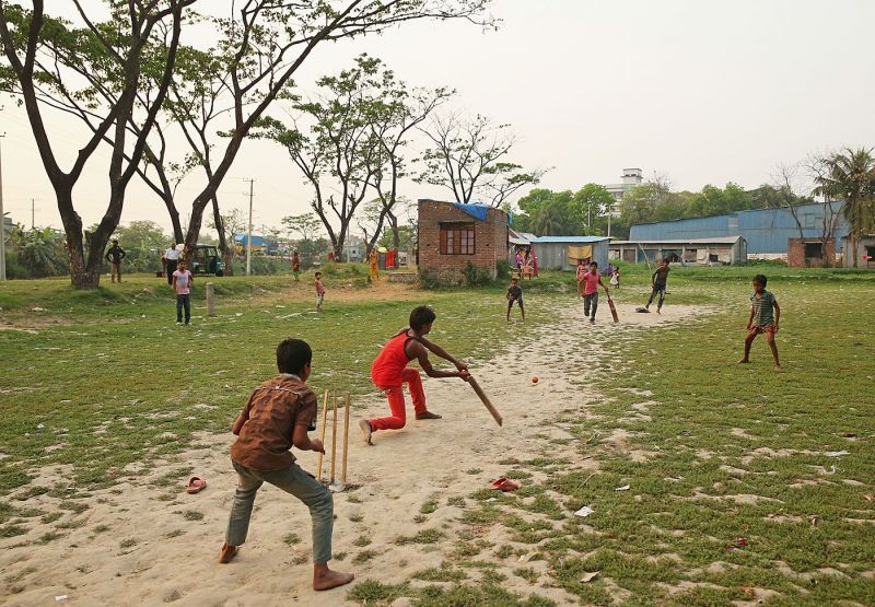 A young Navdeep Saini used to play cricket with his brother and friends at a rice mill in his village.