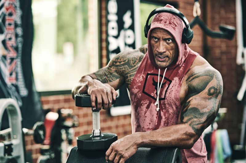 The Rock is known for his early workouts in the &#039;Iron Paradise&#039;