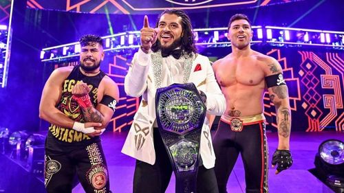 Santos Escobar on the goals of Legado Del Fantasma and what they bring to WWE NXT.