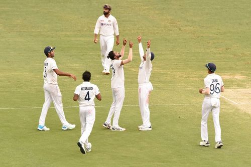 Mohammed Siraj took a five-wicket haul in Australia's second innings of the Brisbane Test