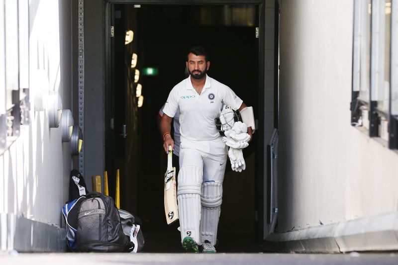 Cheteshwar Pujara played 54 balls before getting off the mark in a Test match against South Africa