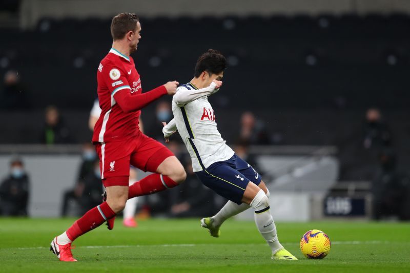 Son Heung Min saw an early goal chalked off in controversial fashion.
