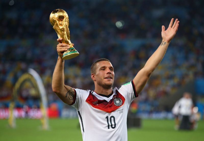 Lukas Podolski won the World Cup in 2014