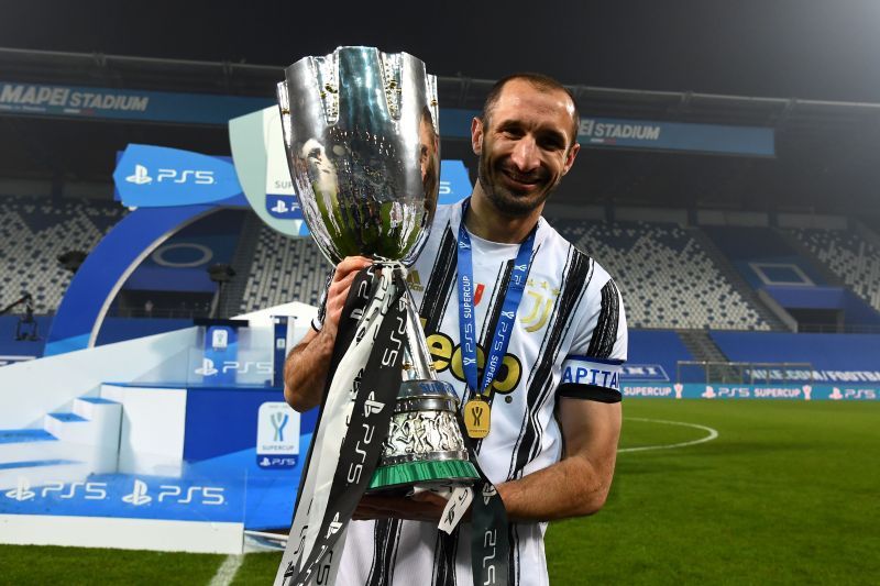 Giorgio Chiellini&nbsp;has been with Juventus for 16 years.